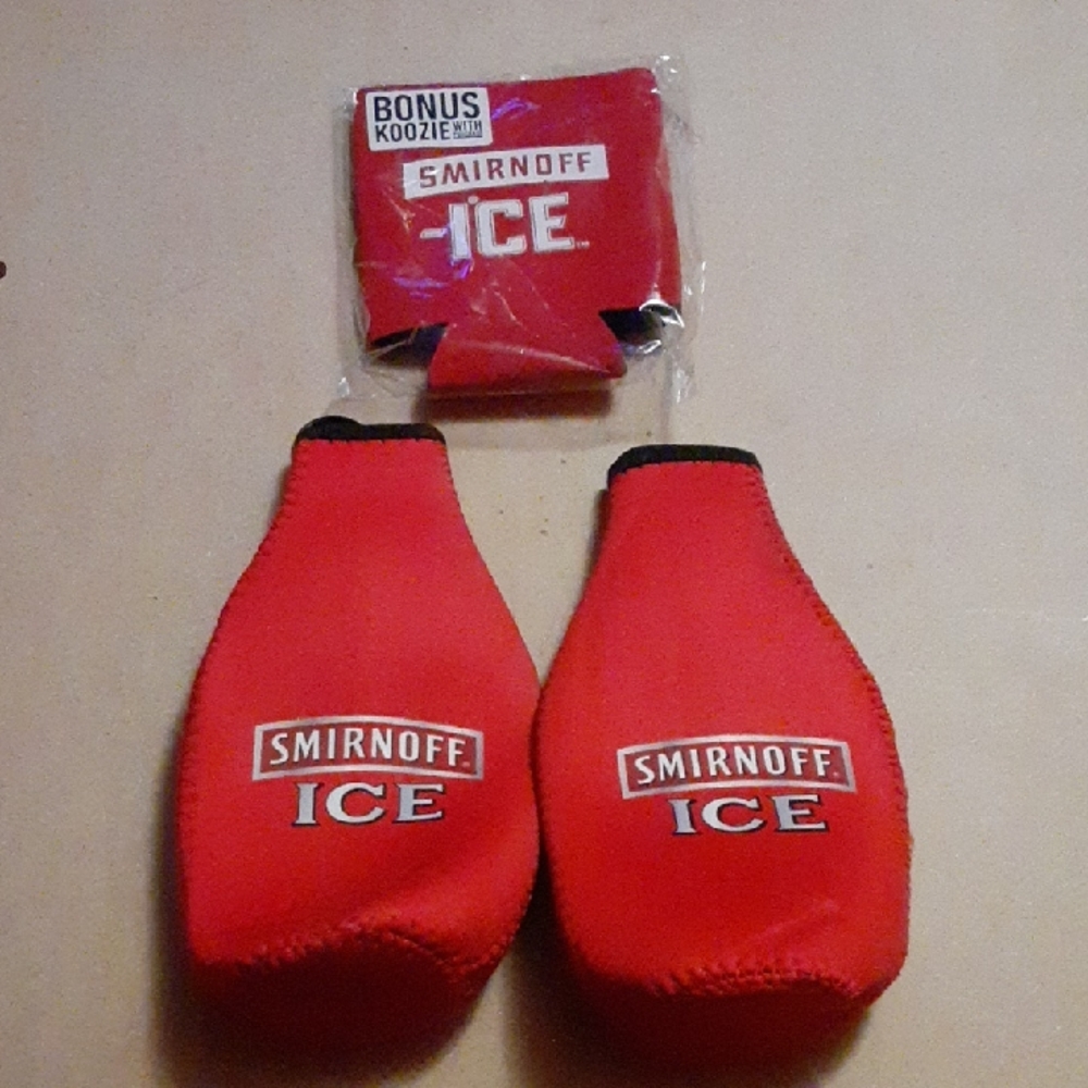 Smirnoff Ice Red Koozies Set Of 3